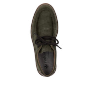 Rieker 04502-54 Green Suede Leather Casual Shoes