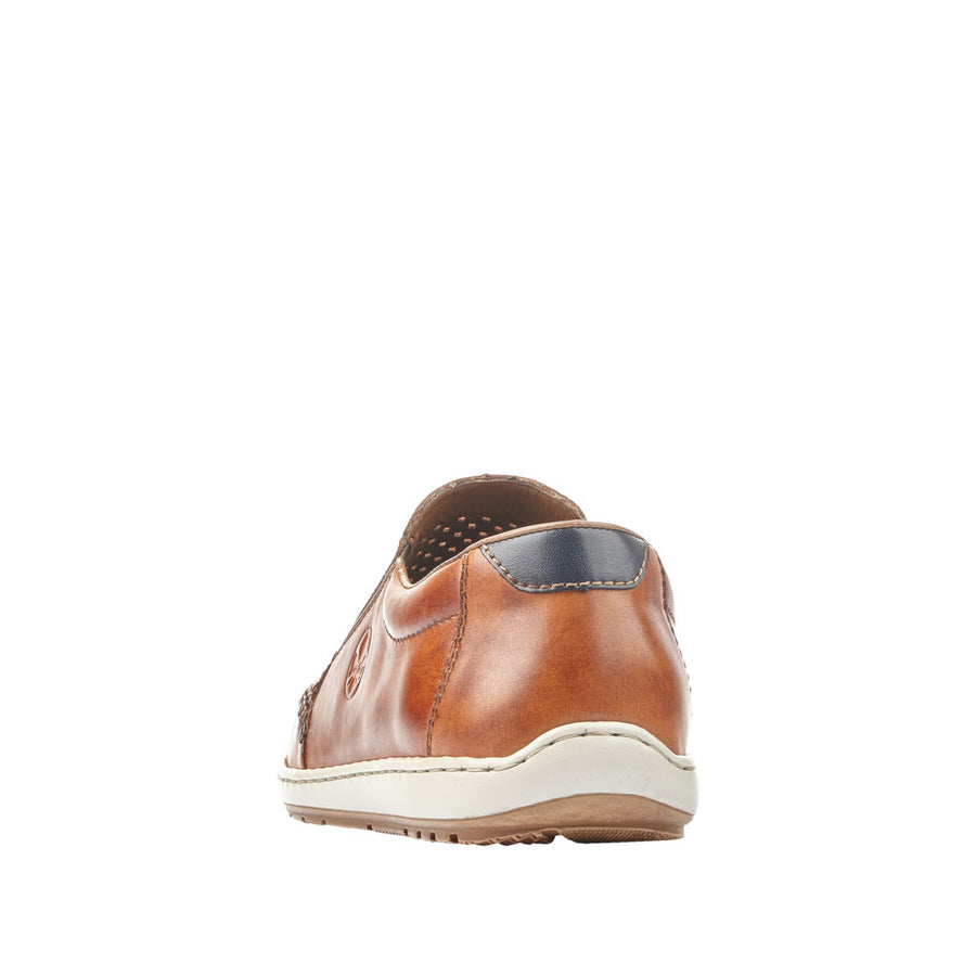 Rieker 08868-24 Brown Leather Casual Shoes