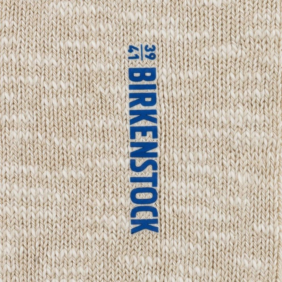 Birkenstock Cotton Slub M Beige White 1008061 Socks