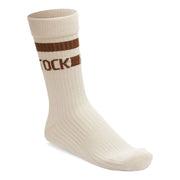 Birkenstock Cotton Crew Stripe Eggshell 1026209 Socks