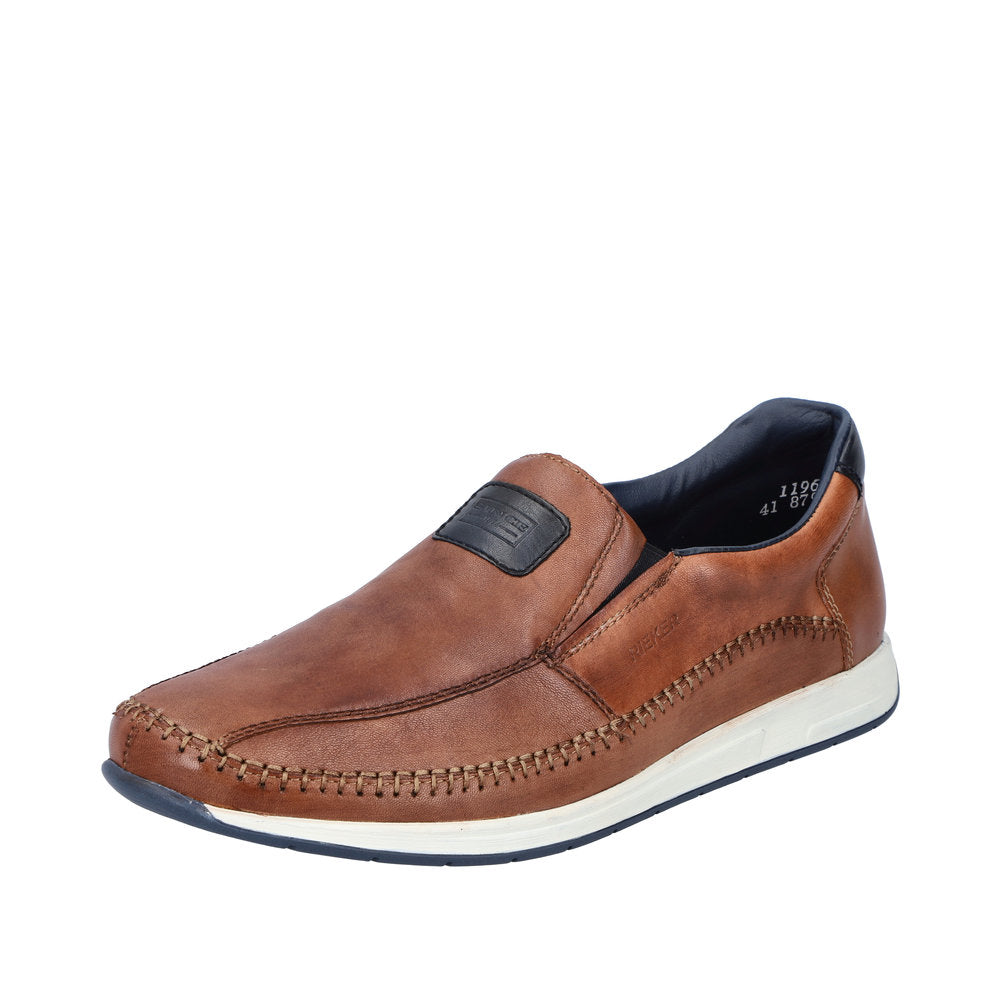 Rieker 11962-25 Brown Leather Casual Shoes