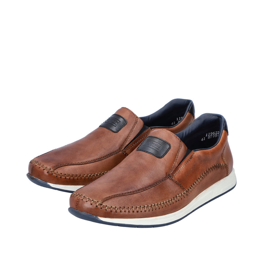 Rieker 11962-25 Brown Leather Casual Shoes