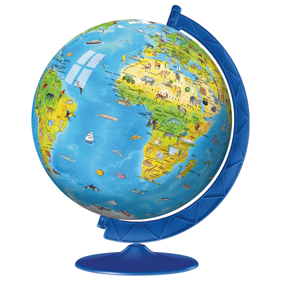 Ravensburger Children's World Globe 180 Pc 3D Puzzle 12338