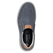 Rieker 17360-15 Blue Leather Casual Shoes