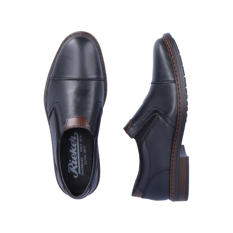 Rieker 17659-00 Black Slip On Shoes