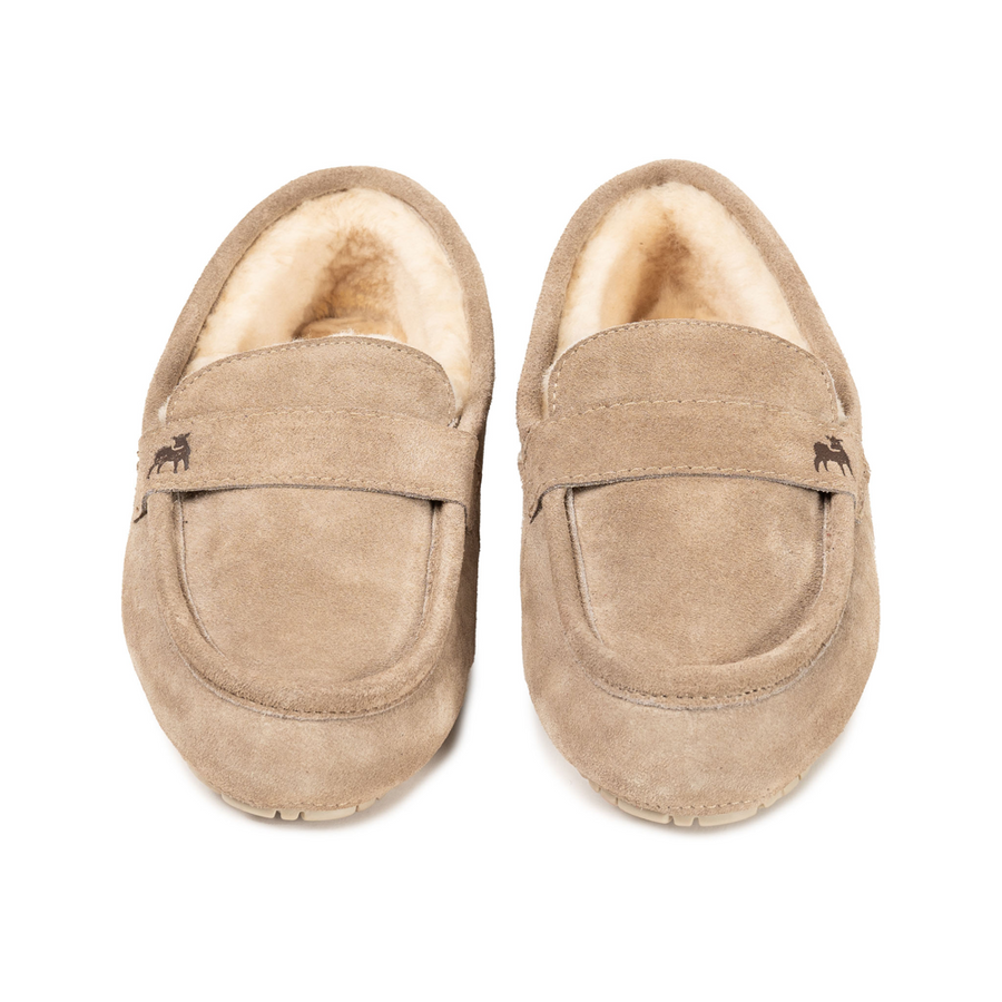 Shepherd of Sweden Denver Stone Sheepskin Slippers