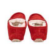 Shepherd of Sweden Denver Red Sheepskin Slippers