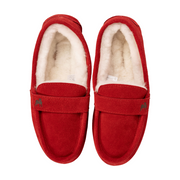 Shepherd of Sweden Denver Red Sheepskin Slippers