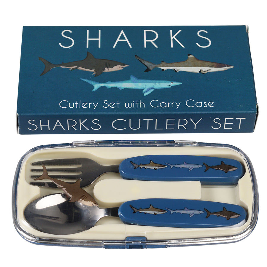 Rex London Children's Cutlery Set - Sharks 29567