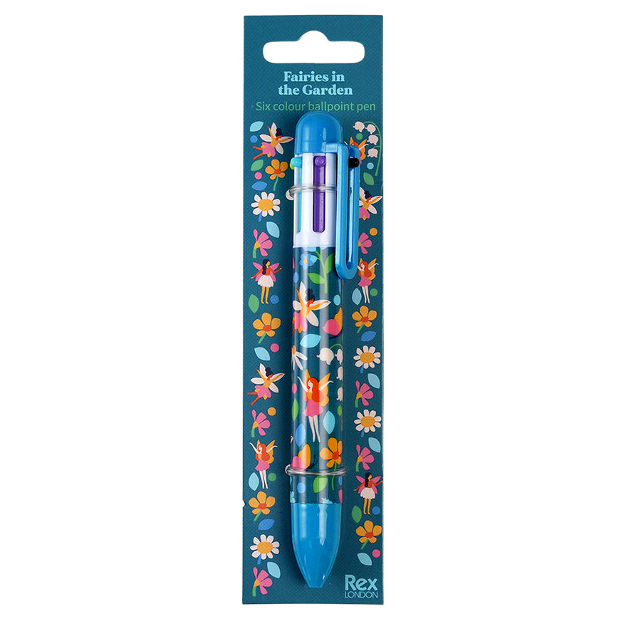 Rex London Six Colour Pen - Fairies In The Garden 29754