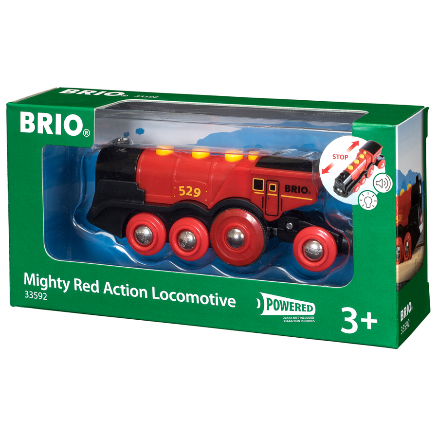 BRIO Mighty Red Action Locomotive 33592