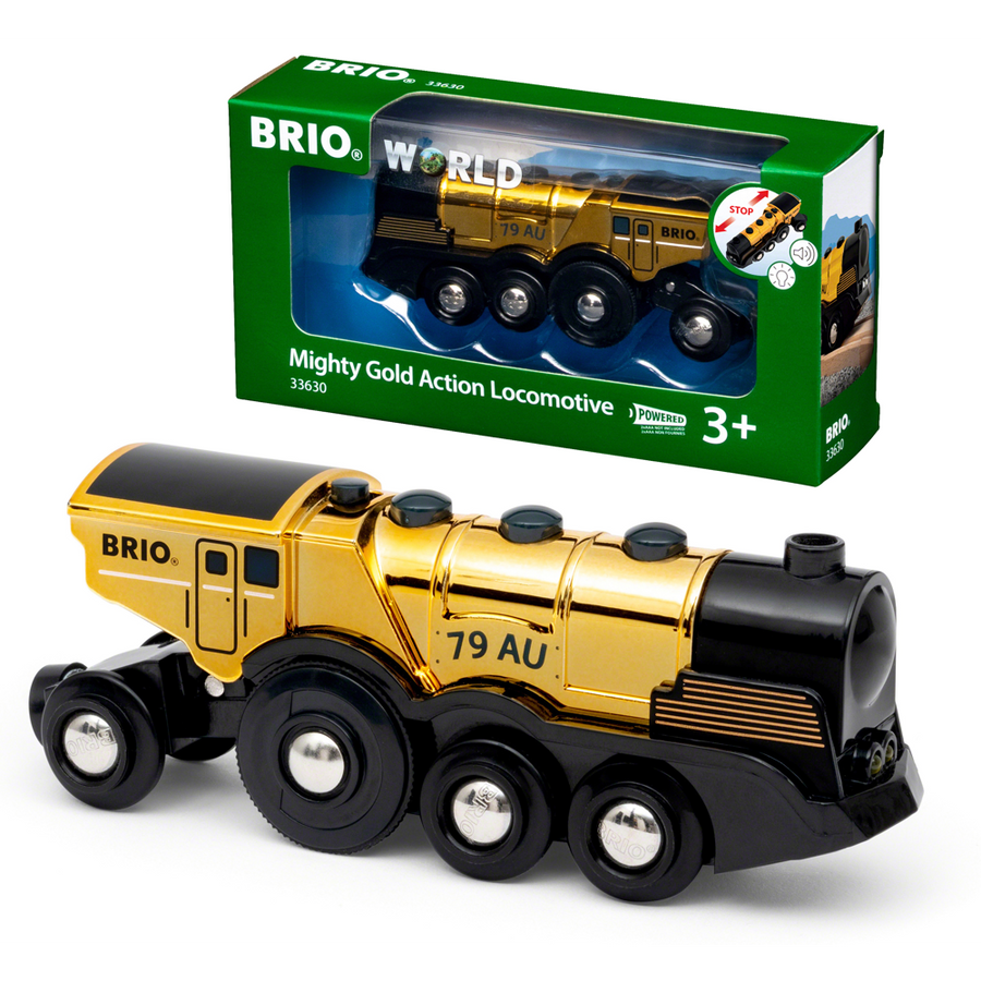 BRIO Mighty Gold Action Locomotive 33630