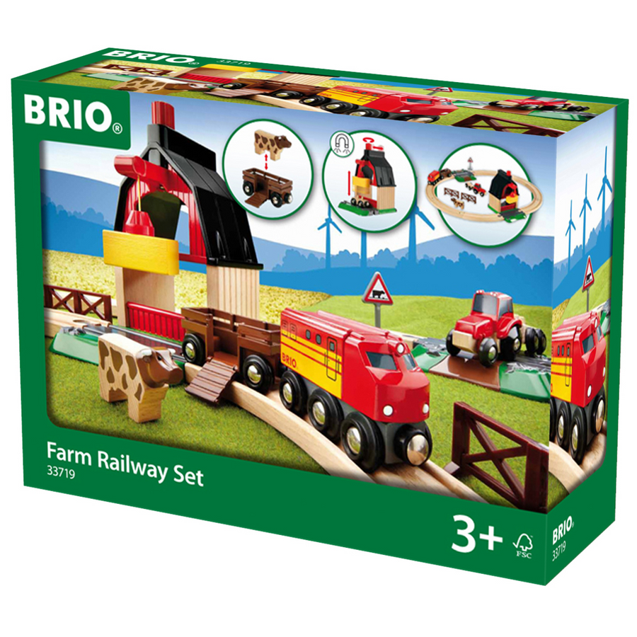 BRIO Farm Railway Set 33719