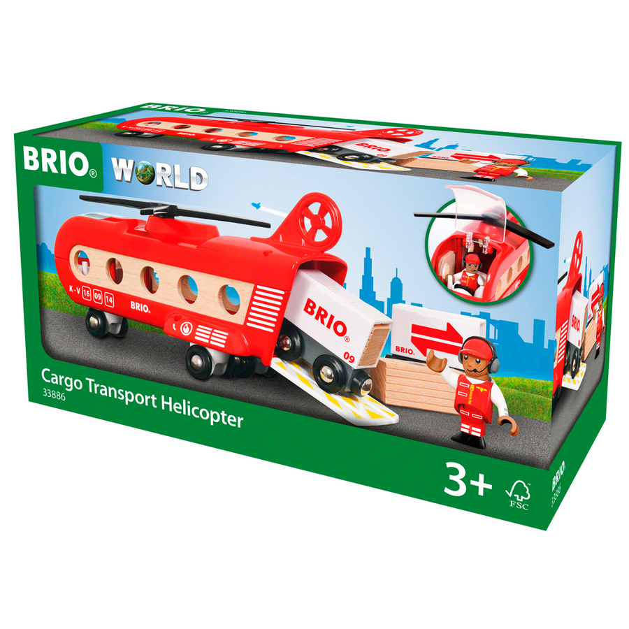 BRIO Cargo Transport Helicopter 33886