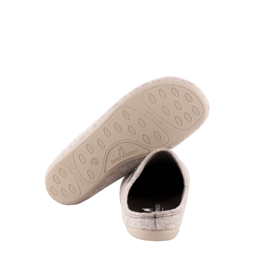 Shepherd of Sweden Cilla Beige Slippers