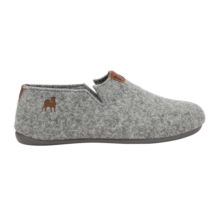 Shepherd of Sweden Elma Tofflor Grey Sheepskin Slippers