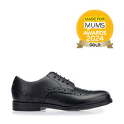 StartRite Brogue Snr Black Leather School Shoes 3503_7