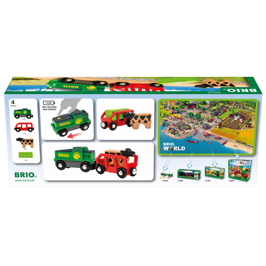 BRIO Farm Battery Train 36018