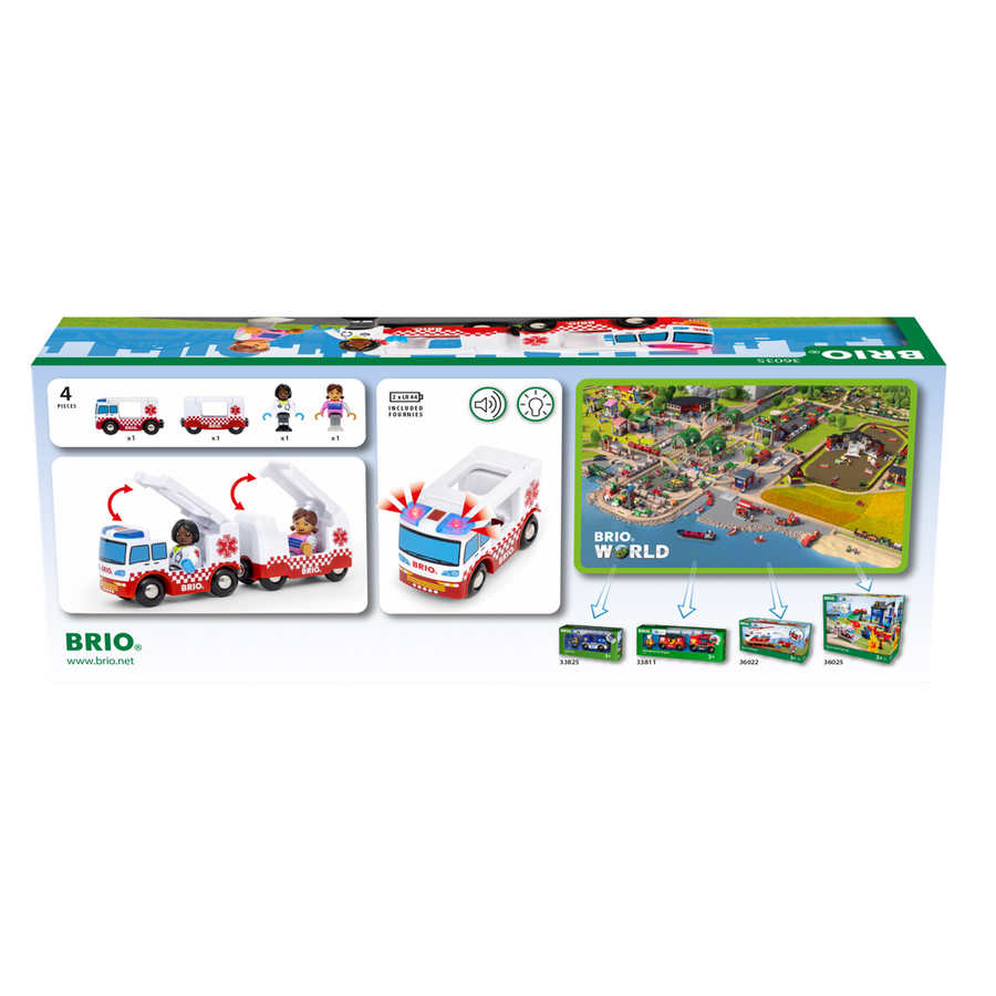 BRIO Rescue Ambulance 36035