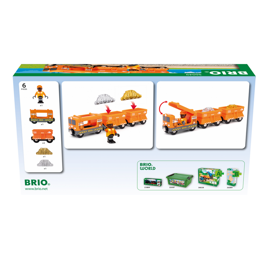 BRIO Gold Cargo Train 36049