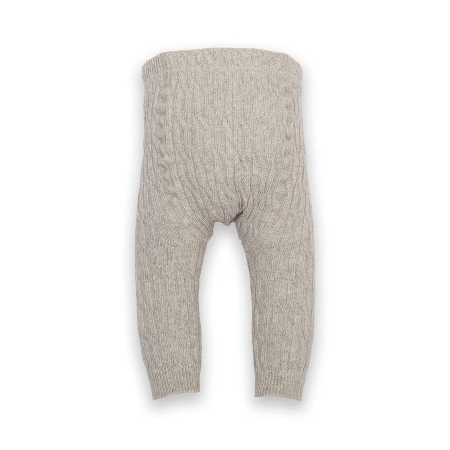 Kite Cable Knit Leggings - Grey Marl (43-3748-BUH)