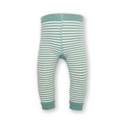 Kite Ele And Me Knit Leggings - Soft Spruce Green & Cream (43-3991-BUH)