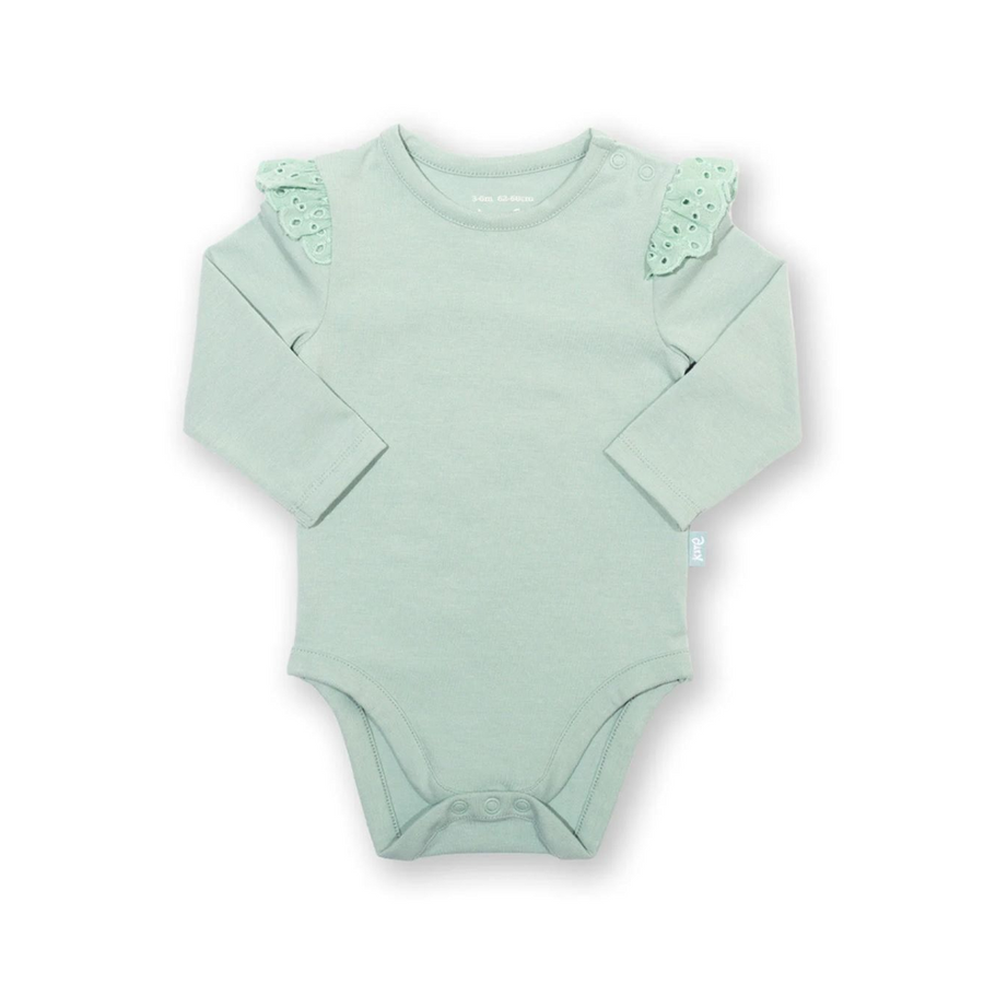 Kite Broderie Bodysuit Soft Spruce - Soft Spruce Green (43-8786-BGS)