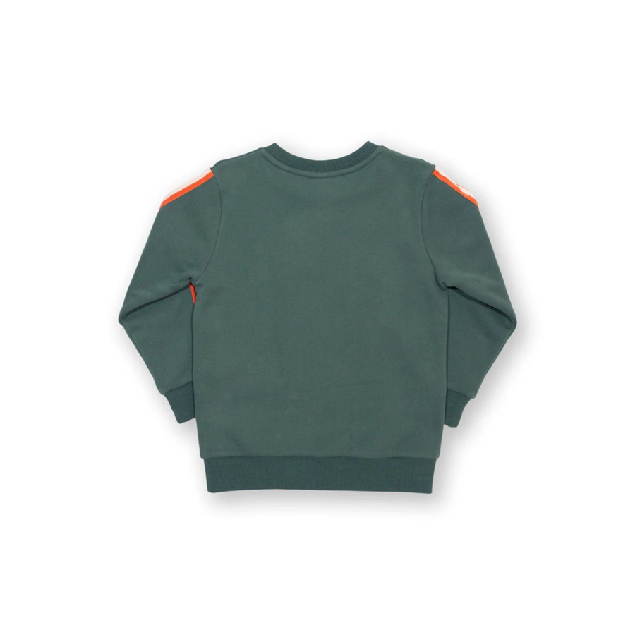 Kite Side Stripe Sweatshirt - Pine Green (43-9018-OBF)