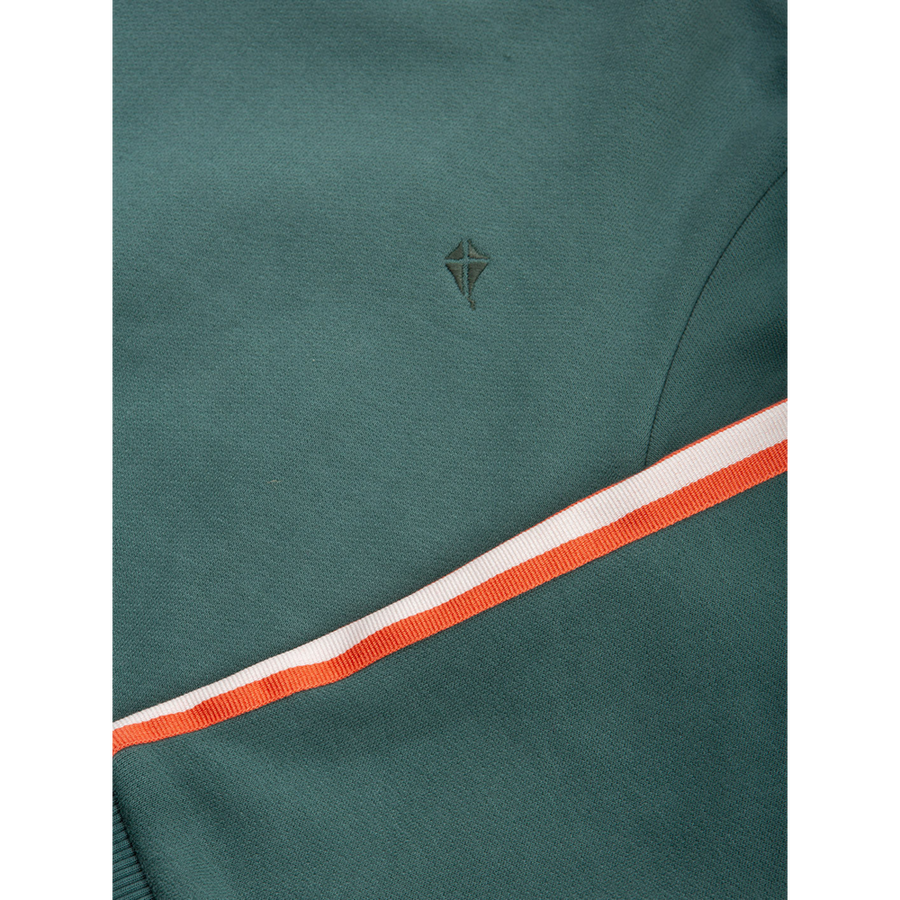 Kite Side Stripe Sweatshirt - Pine Green (43-9018-OBF)