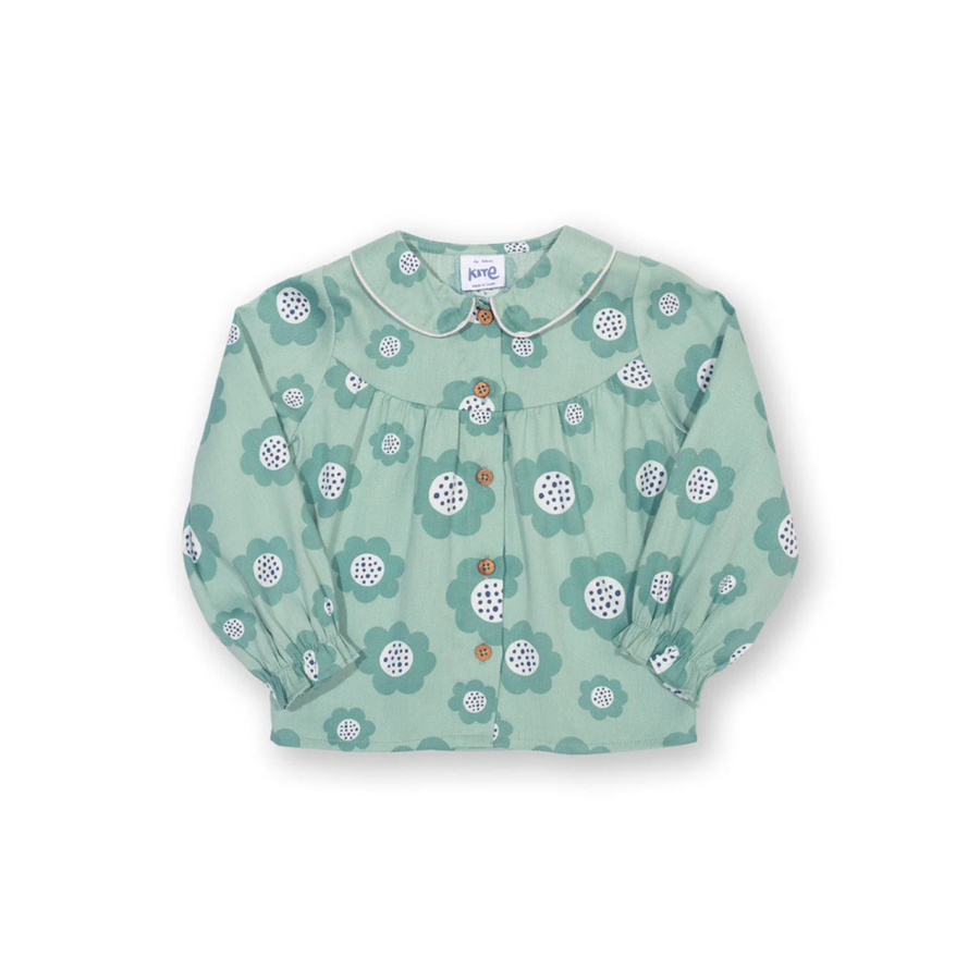 Kite Big Bloom Blouse - Soft Spruce Green (43-9577-YGB)