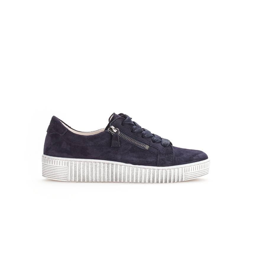 Gabor Wisdom 43.334.16 Navy Suede Sneakers