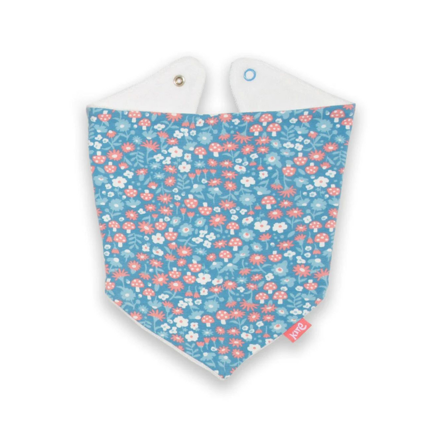 Kite Winter Woodland Bib - Blue Woodland Print (44-1635-BGA)