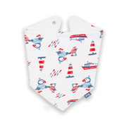 Kite Puffin Pals Bib - Puffin Print (44-1862-BUA)