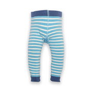 Kite Puffin Knit Leggings - Blue Stripe (44-3602-BUH)