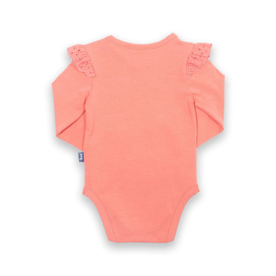 Kite Broderie Bodysuit Salmon - Salmon Pink (44-8872-BGS)