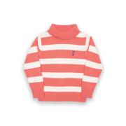 Kite Hug Me Jumper - Salmon Pink and Cream(44-9343-OGK)