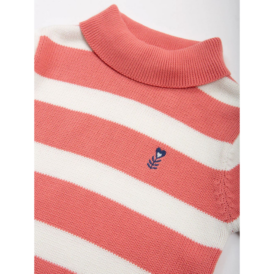 Kite Hug Me Jumper - Salmon Pink and Cream(44-9343-OGK)