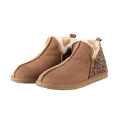 Shepherd of Sweden Annie Leopard Chestnut Slippers