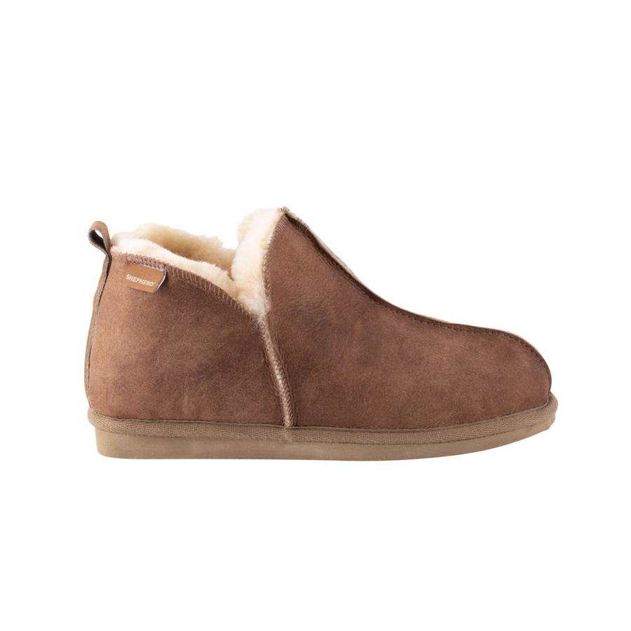 Shepherd of Sweden Annie Cognac Sheepskin Slippers