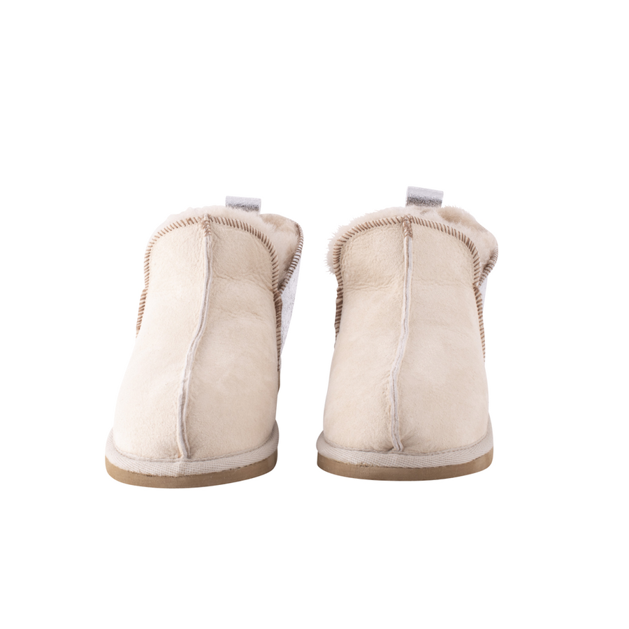 Shepherd of Sweden Annie Honey Silver Slippers