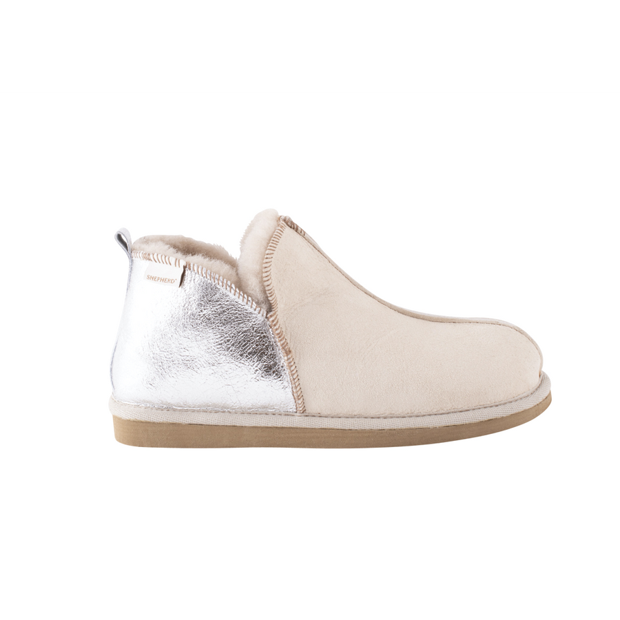 Shepherd of Sweden Annie Honey Silver Slippers