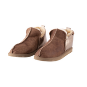 Shepherd of Sweden Annie Antique Cognac/Gold Sheepskin Slippers