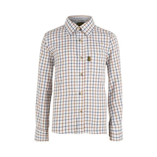 Game Clothing Tattersall Brown/Navy Check Shirt