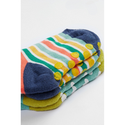 Frugi Grippy Socks 2 Pack - Farm Multipack