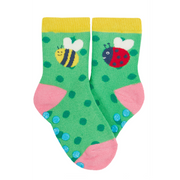 Frugi Grippy Socks 2 Pack - Strawberry Multipack