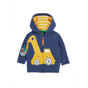 Frugi Carbis Hoodie - Navy Blue/Digger