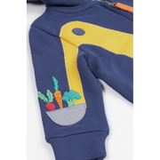 Frugi Carbis Hoodie - Navy Blue/Digger