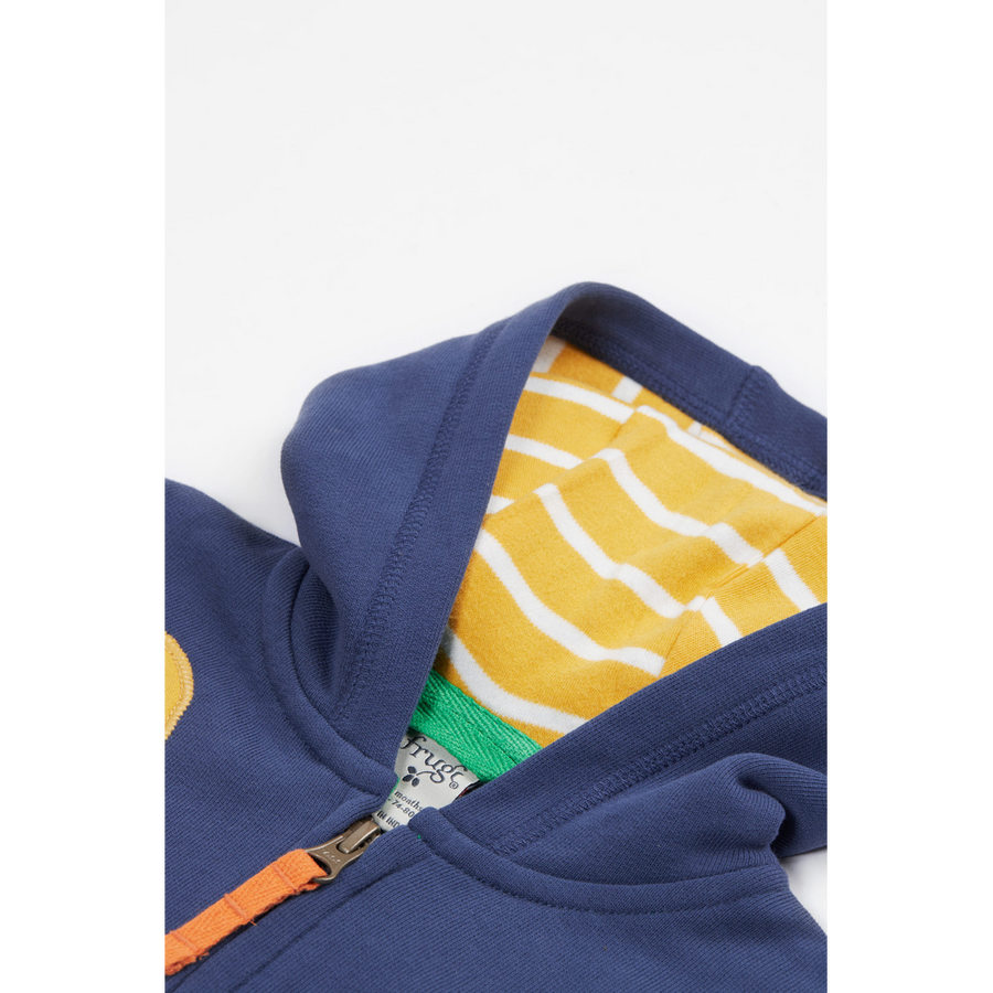 Frugi Carbis Hoodie - Navy Blue/Digger