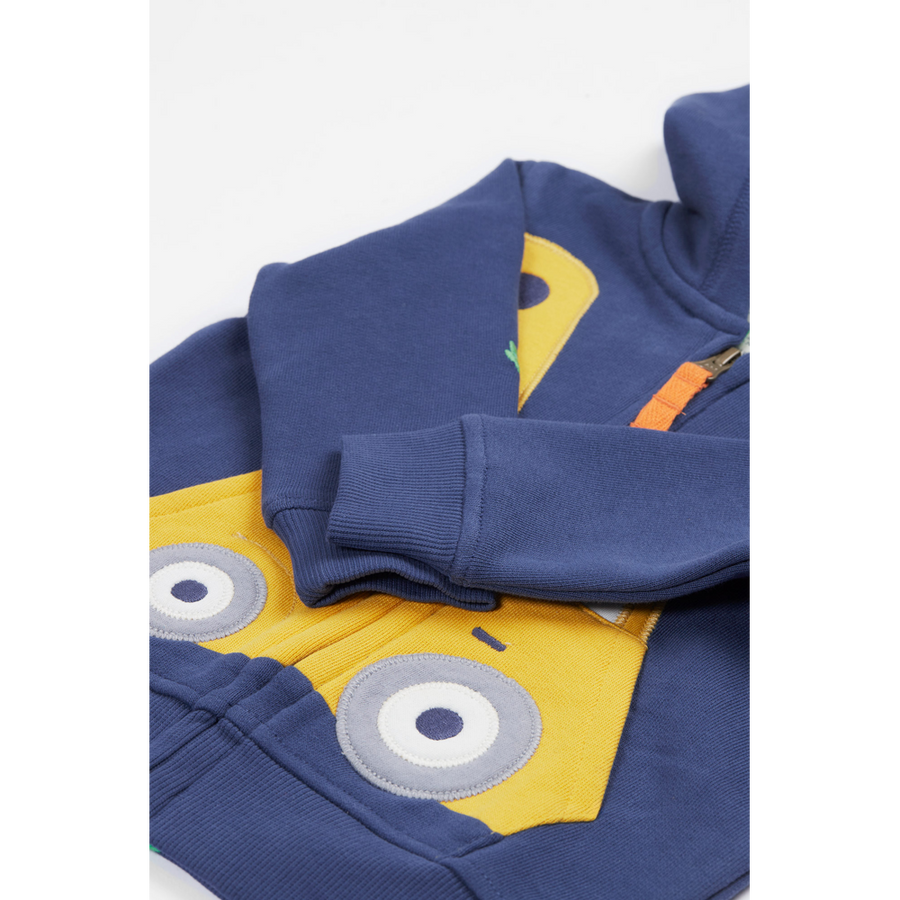 Frugi Carbis Hoodie - Navy Blue/Digger