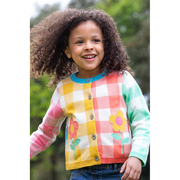 Frugi Maggie Cardigan - Daisy Check